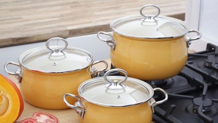 Pangkalahatang-ideya ng mga tagagawa, pagpili at paggamit ng enamel saucepans
