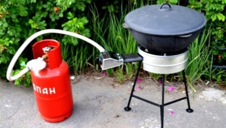 Gas burner para sa kaldero: mga uri at tampok ng operasyon