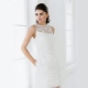 Simpleng kasal dresses - isang natural at liwanag hitsura.