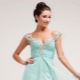 Dress ng gabi ng kulay ng Mint