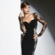 Pattern evening dress to the floor
