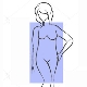 Dresses para sa isang figure Rectangle