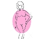 Dresses for the figure Apple