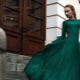 Dresses na may mahabang sleeves - para sa isang maingat na hitsura