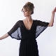 Bat Sleeve Dress - May inspirasyon ng Japan