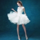 Dresses mula sa organza - lightness at airiness