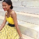 Half-skirt with elastic