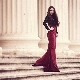 Maroon skirt