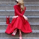 What to wear red dress?