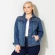 Women's jeans jacket large size