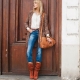 Classic high rise straight jeans
