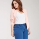 Plus Size High Waist Women's Jeans