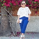 Women's summer pants for obese