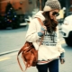 Hoodies with fur and with a warm lining