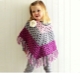 Bata poncho para sa mga batang babae