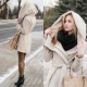 Coat na may hood