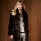 Sheared mink fur coat