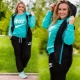 Women's sports suits of the big sizes