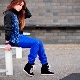 Black sneakers