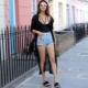Denim shorts