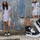 Black sneakers