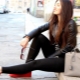 Leather sneakers