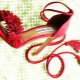 Red sandalyas
