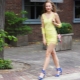 Blue sandals