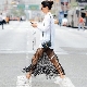 White leather sneakers