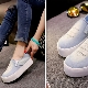Denim slip-sa sneakers