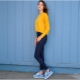 Blue sneakers