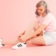 May guhit na sapatos