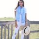 Blue scarf