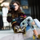 Shoes with fur