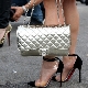 Shoes with silicone inserts