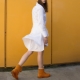 Orange shoes