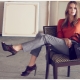 Open ankle boots