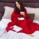 Plaid bathrobe