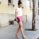 Pink shorts