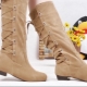 Laced boots