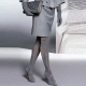 Gray ankle boots