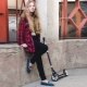 Blue moccasins