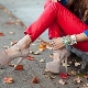 Round toe shoes