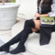Ang suede boots na walang takong
