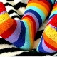 Socks with fingers