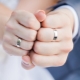Flat wedding rings