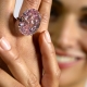 A ring with a diamond