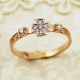Women's gold ring Save and save