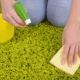 How to clean the carpet at home with soda and vinegar?