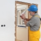 How to wipe the mounting foam from the door?